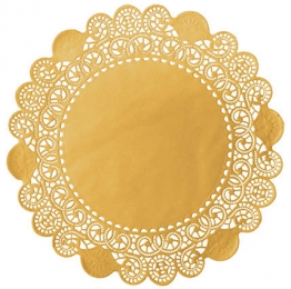 Trtunderlgg 36cm Rund Guld i gruppen Handla efter produkt / vrigt  / Trtpapper hos Duni AB (100369r)