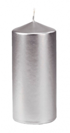 Blockljus 7x15cm Silver i gruppen Handla efter produkt / Ljus / Blockljus hos Duni AB (152899r)