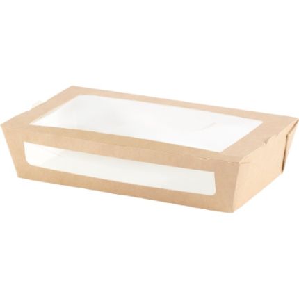Box med fönster 900ml Kartong i gruppen Handla efter produkt / Övrigt / Boxar & Matlådor hos Duni AB (159910r)