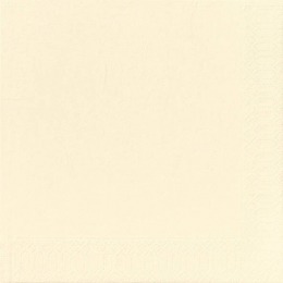 Middagsservett 3-lagers Vanilj 40x40cm i gruppen Handla efter produkt / Servetter / Middagsservetter hos Duni AB (162770r)