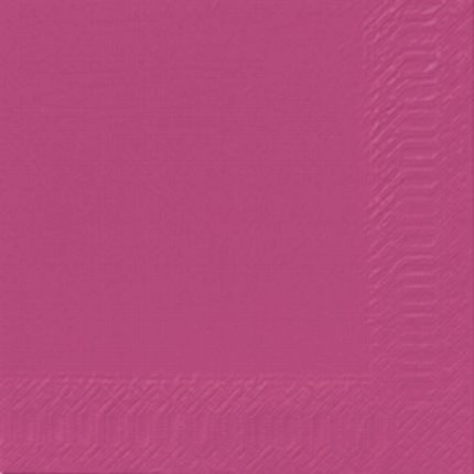 Kaffeservett 3-lagers Fuchsia 24x24cm i gruppen Handla efter produkt / Servetter / Kaffeservetter hos Duni AB (165347r)