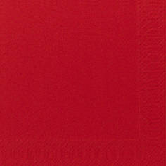 Kaffeservett 3-lagers Rd 24x24cm i gruppen Handla efter produkt / Servetter / Kaffeservetter hos Duni AB (168414)