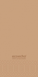 Förvikt middagsservett eco brown 40x40cm 1/8-vikta i gruppen Handla efter produkt / Servetter / 40 x 40 cm hos Duni AB (183319)