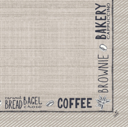 Middagsservett Dunisoft Bakery 40x40cm i gruppen Handla efter produkt / Servetter / Middagsservett Design hos Duni AB (186471)