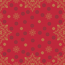 Kaffeservett 3-lagers 24x24cm X-mas Deco Rd i gruppen Handla efter produkt / Servetter / Julservetter  hos Duni AB (186907)