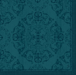 Middagsservett Dunilin 40x40cm Opulent Ocean Teal i gruppen Handla efter produkt / Servetter / Middagsservetter hos Duni AB (192140)