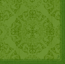 Middagsservett Dunilin® 40x40cm Opulent Leaf Green i gruppen Handla efter produkt / Servetter / Middagsservett Design hos Duni AB (192141)