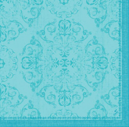 Middagsservett Dunilin 40x40cm Opulent Mint Blue i gruppen  hos Duni AB (192142)