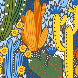 Läs mer om Lunchservett 3-lagers 33x33cm Cacti Color