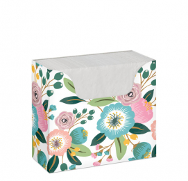 Läs mer om Servettbox 1-lagers 33x33cm Blossoms