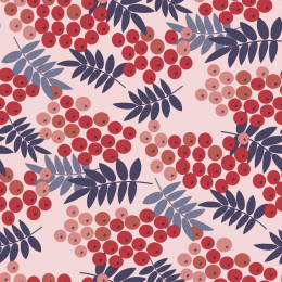 Lunchservett 3-lagers  33x33cm Rowan Berries i gruppen Handla efter produkt / Servetter / Lunchservetter Design hos Duni AB (196083)
