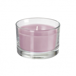Läs mer om Ljuslykta i glas Ibiza 8,5cm Lavendel