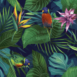 Lunchservett 3-lagers  33x33cm Jungle Paraiso i gruppen Handla efter produkt / Servetter / Lunchservetter Design hos Duni AB (198131)