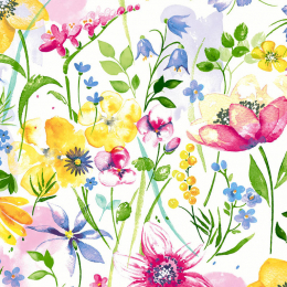 Lunchsservett 3-lagers 33x33cm Flower Meadow i gruppen Handla efter produkt / Servetter / 33 x 33 cm hos Duni AB (200681)