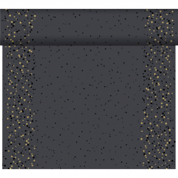 Vepa Dunicel 0,4 x 24 m Golden Stardust Black i gruppen Handla efter produkt / Dukar / Juldukar hos Duni AB (200797)
