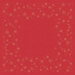 Snibbduk Dunicel 84x84cm Star Shine Red i gruppen Handla efter produkt / Dukar / Snibbdukar hos Duni AB (200865)