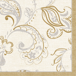 Lunchservett 3-lagers 33x33cm Golden Grace Vanilj i gruppen Handla efter produkt / Servetter / Lunchservetter Design hos Duni AB (201235)