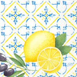 Lunchservett 3-lagers 33x33cm Mediterrian i gruppen Handla efter produkt / Servetter / Lunchservetter hos Duni AB (202472)