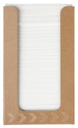 Kaffeservett Bio Dunisoft dispenser 20x20cm Vit i gruppen Handla efter produkt / Servetter / Bio Dunisoft hos Duni AB (202943)