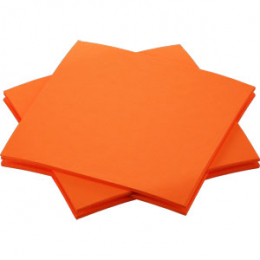 Kaffeservett Bio Dunisoft 20x20cm Sun Orange i gruppen Handla efter produkt / Servetter / Bio Dunisoft  hos Duni AB (202950)