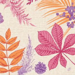Middagsservett Dunisoft 40x40cm Bright Autumn i gruppen Handla efter produkt / Servetter / Middagsservett Design hos Duni AB (204414)