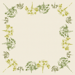 Snibbduk Dunicel 84x84cm Green Umbles i gruppen Handla efter produkt / Dukar / Snibbdukar hos Duni AB (206319)