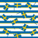 Lunchservett Swedish flag 33x33cm 20st