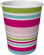 Pappersmugg 24cl Bright Stripe